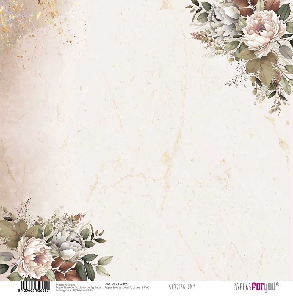 Papers For You Wedding Day Canvas Scrap Pack (8pcs) (PFY-12675) (DISCONTINUED) Papers For You Wedding Day Canvas Scrap Pack (8pcs) (PFY-12675) (DISCONTINUED)