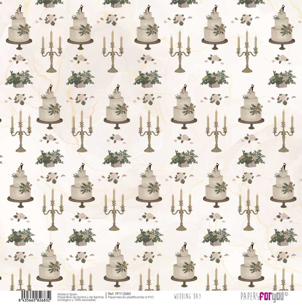 Papers For You Wedding Day Canvas Scrap Pack (8pcs) (PFY-12675) (DISCONTINUED) Papers For You Wedding Day Canvas Scrap Pack (8pcs) (PFY-12675) (DISCONTINUED)