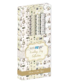 Papers For You Wedding Day Leather Paper Kit (4pcs) (PFY-12685) (DISCONTINUED)