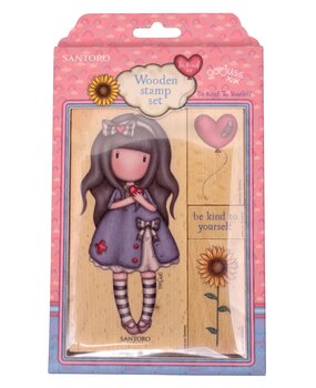 Studio Light Gorjuss Be Kind Wooden Stamp Set Be Kind To Yourself (GOR-BK-STAMP577) (OUTLET)