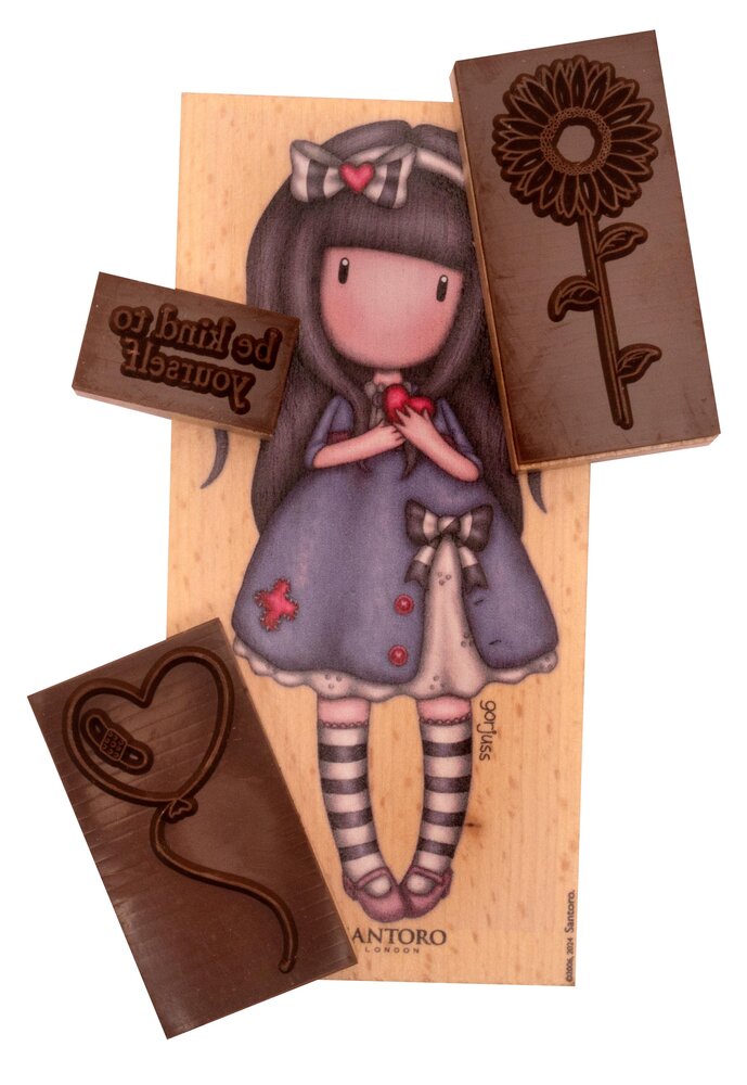 Studio Light Gorjuss Be Kind Wooden Stamp Set Be Kind To Yourself (GOR-BK-STAMP577) (OUTLET)