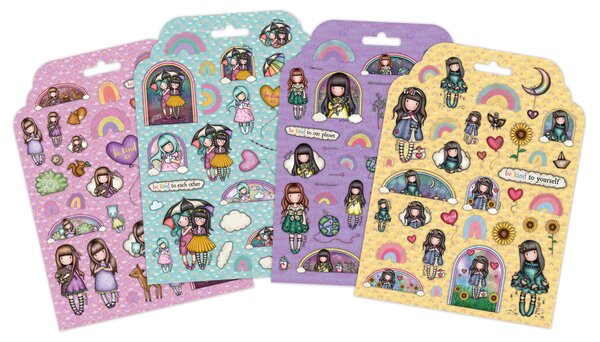 Studio Light Gorjuss Be Kind Sticker Sheets (GOR-BK-STIC16) (OUTLET)