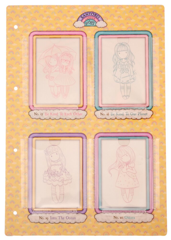 Studio Light Gorjuss Be Kind Pocket Sheets No. 17-20 (GOR-BK-SS05) (OUTLET)