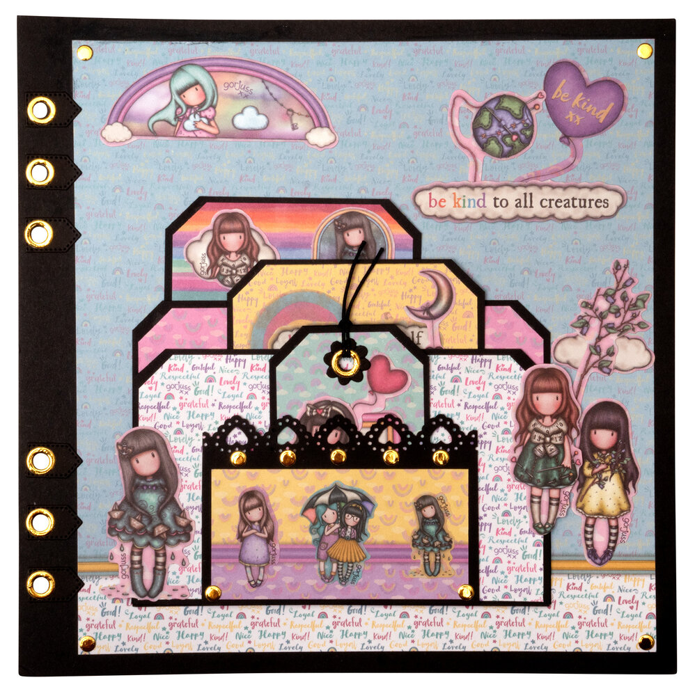 Studio Light Gorjuss Be Kind Paper Elements (148pcs) (GOR-BK-PE08) (OUTLET)