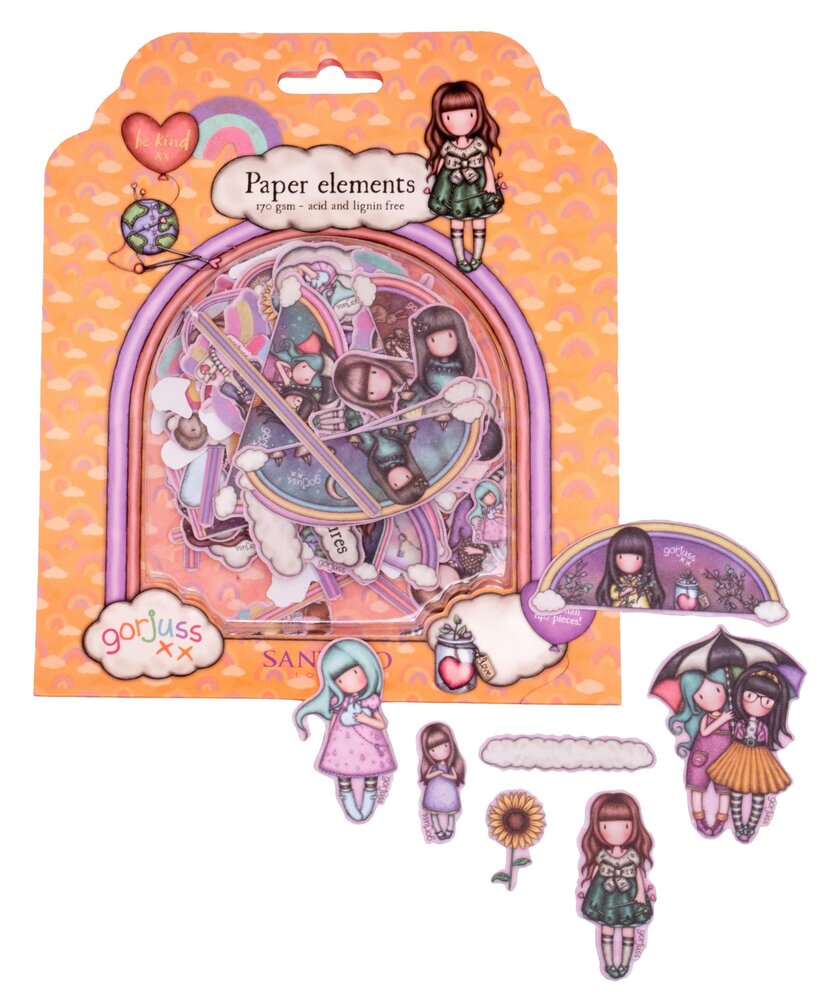 Studio Light Gorjuss Be Kind Paper Elements (148pcs) (GOR-BK-PE08) (OUTLET)