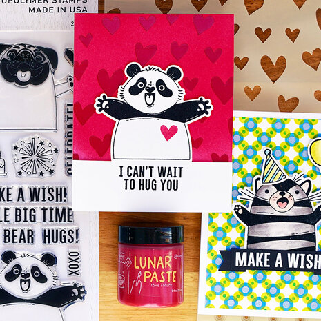 Ranger Simon Hurley create. Stencils 6x6 Inch Happy Hearts (HUS85591) (DISCONTINUED)