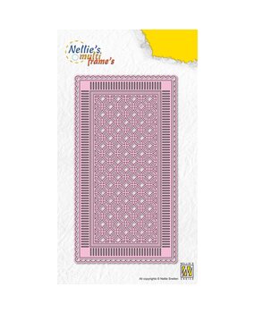 Nellie Snellen Nellie's Multi Frame Dies Mini Slimline Stained Glass (MFD163) (DISCONTINUED)