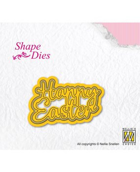 Nellie Snellen Shape Die Happy Easter (SD308) (DISCONTINUED)