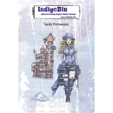IndigoBlu Lady Fortescue A6 Rubber Stamps (IND1237) (OUTLET)