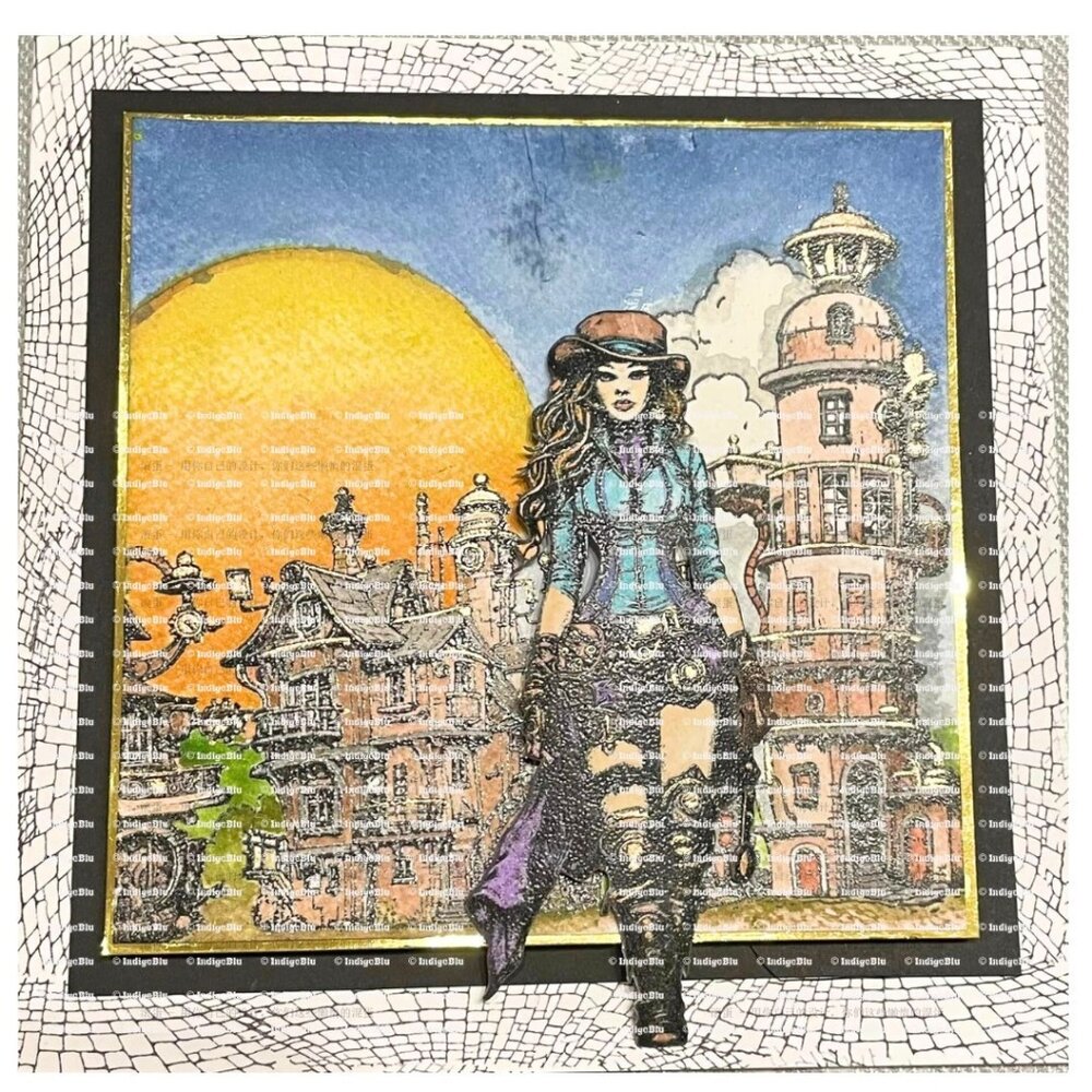 IndigoBlu Lady Fortescue A6 Rubber Stamps (IND1237) (OUTLET)