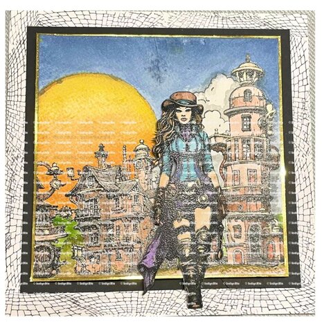 IndigoBlu Lady Fortescue A6 Rubber Stamps (IND1237) (OUTLET)