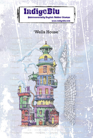 IndigoBlu Wells House A6 Rubber Stamps (IND1239) (OUTLET)