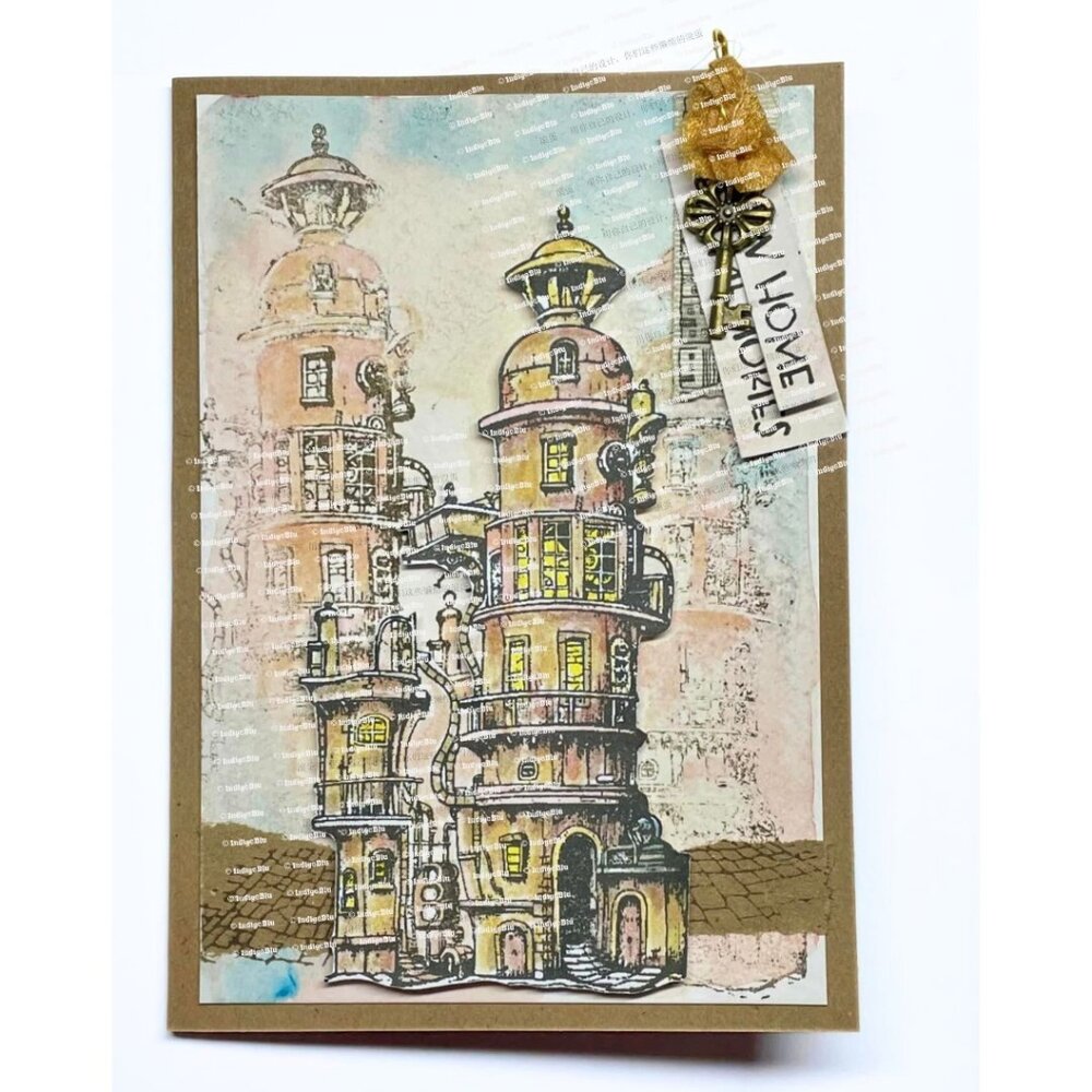 IndigoBlu Wells House A6 Rubber Stamps (IND1239) (OUTLET)