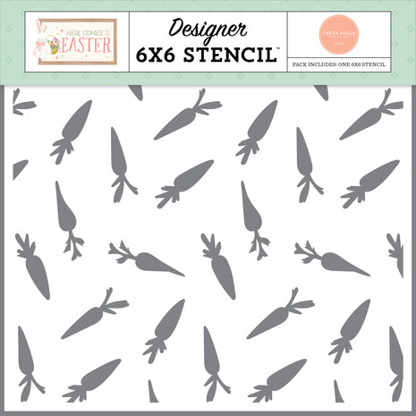 Carta Bella Bunny Treats Stencil (CBHCE351036) (OUTLET)