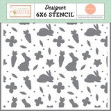 Carta Bella Every Bunny Welcome Stencil (CBHCE351034) (OUTLET)