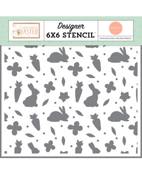 Carta Bella Every Bunny Welcome Stencil (CBHCE351034) (OUTLET)