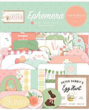 Carta Bella Here Comes Easter Ephemera (CBHCE351024) (OUTLET)