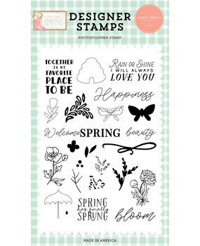 Carta Bella Rain Or Shine Clear Stamps (CBHCS352043) (OUTLET)