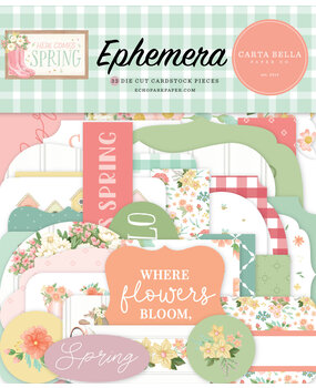 Carta Bella Here Comes Spring Ephemera (CBHCS352024) (OUTLET)
