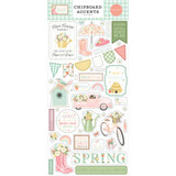 Carta Bella Here Comes Spring Chipboard Accents (CBHCS352021) (OUTLET)