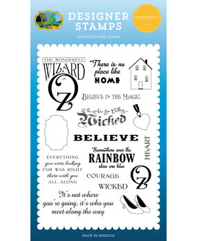 Carta Bella No Place Like Home Clear Stamps (CBWO356040) (OUTLET)