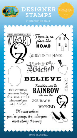 Carta Bella No Place Like Home Clear Stamps (CBWO356040) (OUTLET) Carta Bella No Place Like Home Clear Stamps (CBWO356040) (OUTLET)