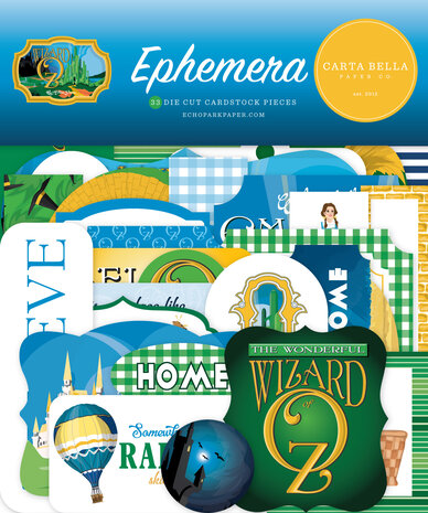 Carta Bella Wizard Of Oz Ephemera (CBWO356024) (OUTLET)