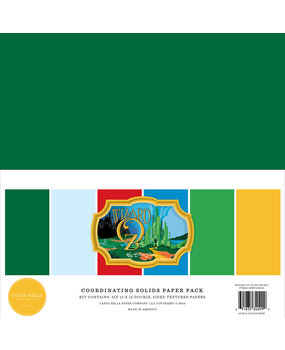 Carta Bella Wizard Of Oz 12x12 Inch Coordinating Solids Paper Pack (CBWO356015) (OUTLET)