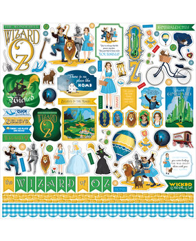 Carta Bella Wizard Of Oz 12x12 Inch Element Sticker (CBWO356014) (OUTLET)