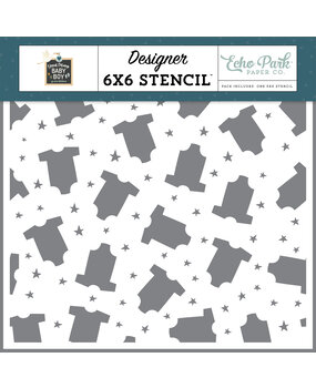 Echo Park Cute Little Outfit Stencil (SDB353034) (DISCONTINUED) Echo Park Cute Little Outfit Stencil (SDB353034) (DISCONTINUED)