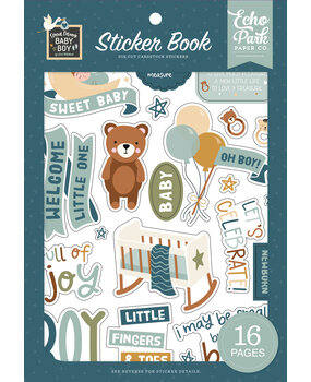 Echo Park Special Delivery Baby Boy Sticker Book (SDB353029) (DISCONTINUED)