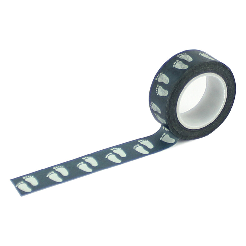 Echo Park Washi Tape Sweet Boy Footprints (SDB353026) (DISCONTINUED)