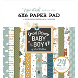 Echo Park Special Delivery Baby Boy 6x6 Inch Paper Pad (SDB353023) (DISCONTINUED)