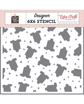 Echo Park Outfits And Stars Stencil (SDG354034) (OUTLET)