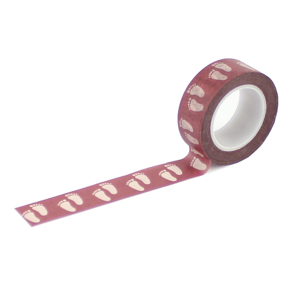 Echo Park Washi Tape Sweet Girl Footprints (SDG354026) (DISCONTINUED)