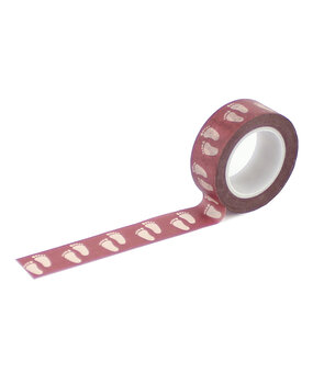 Echo Park Washi Tape Sweet Girl Footprints (SDG354026) (DISCONTINUED)