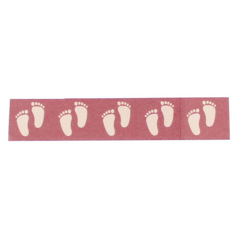 Echo Park Washi Tape Sweet Girl Footprints (SDG354026) (DISCONTINUED)