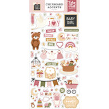 Echo Park Special Delivery Baby Girl Chipboard Accents (SDG354021) (DISCONTINUED)