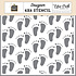 Fresh Footprints Stencil (SDY355035) (DISCONTINUED)