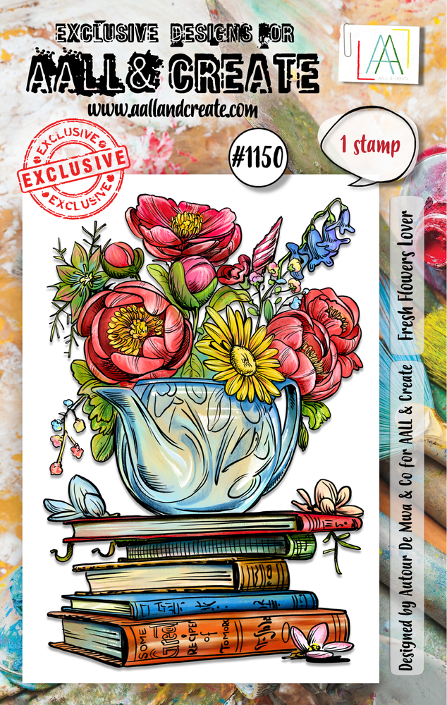 Aall and Create Stamp Set A7 Fresh Flowers Lover (AALL-TP-1150) (DISCONTINUED)