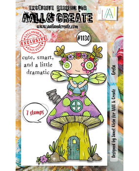 Aall and Create Stamp Set A7 Greta (AALL-TP-1130) (DISCONTINUED)