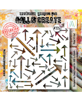 Aall and Create Stencil 6x6 Inch Point It Out (AALL-PC-225) (DISCONTINUED)