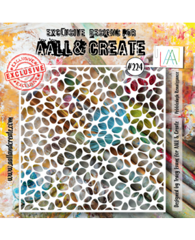 Aall and Create Stencil 6x6 Inch Pebbledash Renaissance (AALL-PC-224) (DISCONTINUED)
