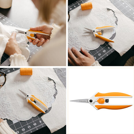 Fiskars Scissors Fabric Sewing Easy Action Micro-Tip 15cm (1070029) Fiskars Scissors Fabric Sewing Easy Action Micro-Tip 15cm (1070029)