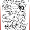 Woodware Viola Clear Stamps (FRS1036) (DISCONTINUED) Woodware Viola Clear Stamps (FRS1036) (DISCONTINUED)
