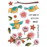 Creative Expressions Jane's Doodles Clear Stamp Set Birdsong Blooms (CEC1063) (OUTLET)