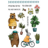 Creative Expressions Jane's Doodles Clear Stamp Set Plant Nursery (CEC1062) (OUTLET)