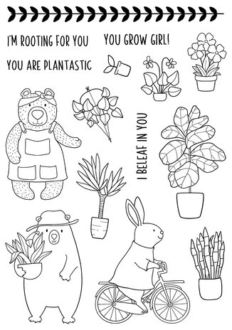 Creative Expressions Jane's Doodles Clear Stamp Set Plant Nursery (CEC1062) (OUTLET) Creative Expressions Jane's Doodles Clear Stamp Set Plant Nursery (CEC1062) (OUTLET)