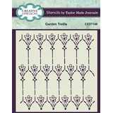 Creative Expressions Taylor Made Journals Stencil Garden Trellis (CEST149) (OUTLET)