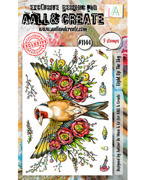 Aall and Create Stamp Set A6 Light Up The Sky (AALL-TP-1144) (DISCONTINUED)